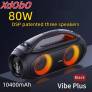 €121 with coupon for XDOBO Vibe Plus 80W bluetooth Speaker Portable Speaker 3 Drivers Dual Diaphragm Powerful Bass Wireless Outdoors Speaker from BANGGOOD