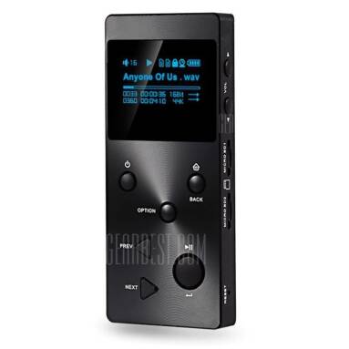 $74 with coupon for XDUOO X3 HiFi Lossless Music Player MP3  –  BLACK from GearBest