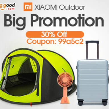 30% OFF coupon for Xiaomi Outdoor Collection from BANGGOOD TECHNOLOGY CO., LIMITED