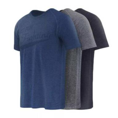 €12 with coupon for XIAOMI 90 FUN Quick-Dry Short Sleeve T-Shirt Fitness Sports Cycling Casual Breathable T-Shirts from BANGGOOD
