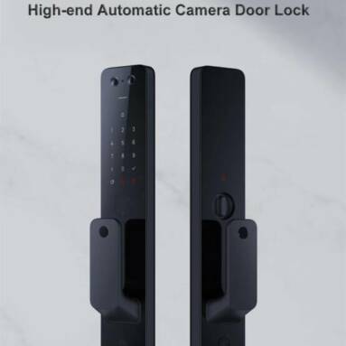 €427 with coupon for XIAOMI Automatic Smart Door Lock Pro High-end Automatic Lock Body / 172°HD Wide-angle Camera / Sensing Electronic Doorbell Work With Mijia / Apple HomeKit from BANGGOOD