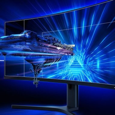 318 € med kupon til Original XIAOMI Curved Gaming Monitor 34-tommer 21:9 Bring Fish Screen 144Hz High Refresh Rate 1500R Curvature WQHD 3440*1440 Opløsning 121% sRGB Wide Colour Gamut Free-Sync Technology Display fra EU PL Warehouse BANGGOOD