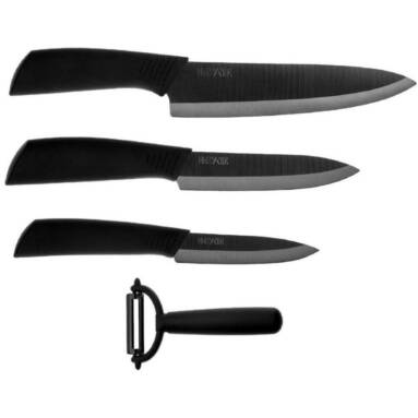 €26 with coupon for XIAOMI Home Ceramic Knife Set 4 Pieces Origional Huo Hou Nano Technology Healthy and Environmental Protection from BANGGOOD