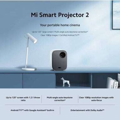 €434 with coupon for Projector XIAOMI MI Smart Projector 2 Global from EU warehouse GOBOO