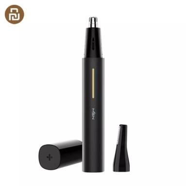 €18 with coupon for XIAOMI MSN Portable LED Electric Nose Hair Trimmer Dual Blade Smart Touch Control Waterproof Self-washing Technology Nasal Hair Cleaner from BANGGOOD