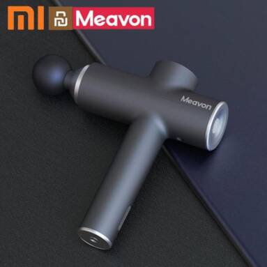 €67 with coupon for XIAOMI Meavon Electric Fascia Massager Guns Smart Deep Muscle Relaxation Vibration Massager Muscle Pain Relief Stimulator W/ 4 Heads from BANGGOOD