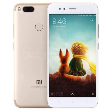 $169 with coupon for XIAOMI Mi A1 4G Phablet  64GB ROM  –  GOLDEN from GearBest