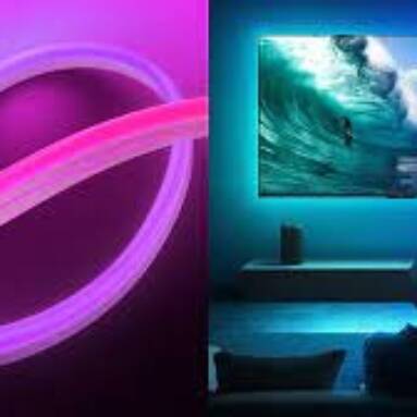€60 with coupon for XIAOMI Mijia 2M Smart LED Strip 17W App Control Musik/Image Sync RGB LED Streifen Wifi Screen TV Backlight Support Various Color Customizations from BANGGOOD