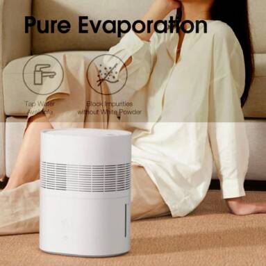 €63 with coupon for XIAOMI Mijia CJSJSQ01DY Pure Evaporation Smart Air Humidifier 240ml/h Double Circulation Spray Evaporation System Intelligent Constant Humidity Low Noise with Mijia APP Control from EU CZ warehouse BANGGOOD