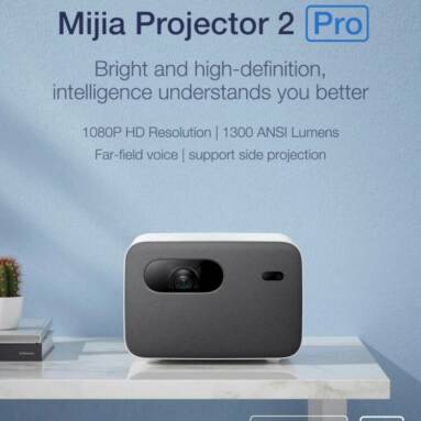 €605 with coupon for [Global Version] XIAOMI Mijia Mi Smart Projector 2 Pro WIFI LED Full HD Native 1080P Certificated Google Assistant Android TV Netflix YouTube 1300 ANSI Lumens Senseless Focus All Directional Auto Keystone Correction from EU CZ warehouse BANGGOOD
