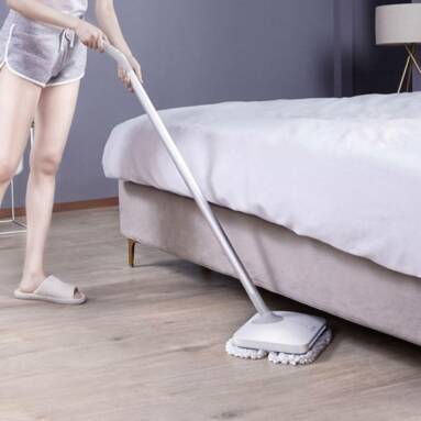 €90 with coupon for XIAOMI Mijia WXCDJ01SWDK Wireless Handheld Electric Mop Mopping Machine LED Wiper Floor Window Washers Wet Mop Vacuum Cleaner, 60min Long Battery Life from EU CZ warehouse BANGGOOD