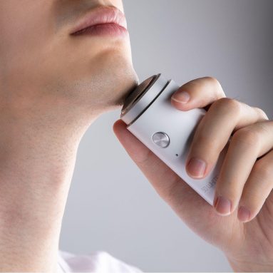 $ 10 med kupon til XIAOMI SO WHITE ED1 Mini Protable Electric Shaver Men's Razor IPX5 Vandtæt USB-opladning Våd og tør manuel barbering fra EU CZ-lager BANGGOOD