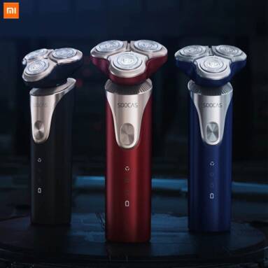 €27 with coupon for XIAOMI SOOCAS LINGLANG S3 Electric Shaver Wireless USB Charging 3 Cutter Head Smooth Veneer Waterproof Shaver Razor from BANGGOOD