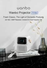 €229 with coupon for Global Version Wanbo T6 Max Android 9.0 1080P Projector 550ANSI Lumens Electric-Focus 5G WIFI BT5.0 2+16GB AI Voice Home Theater from TOMTOP