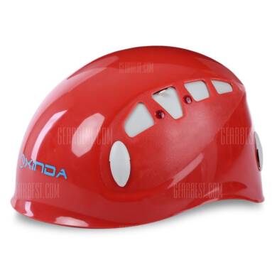 $29 flashsale for XINDA XD – 8614 Adjustable Rock Climbing Helmet  –  RED from GearBest