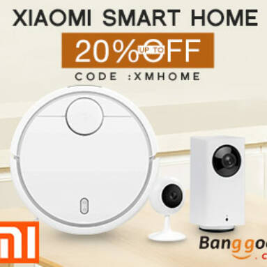 20% OFF for Xiaomi Smart Home from BANGGOOD TECHNOLOGY CO., LIMITED