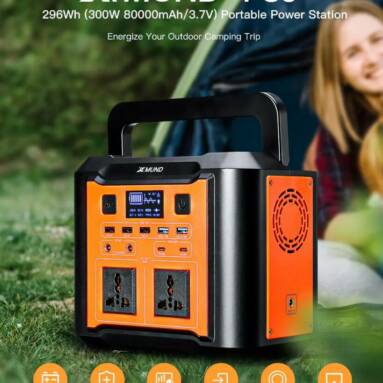 €209 with coupon for XMUND XD-PS8 296Wh Power Station 110V/220V 300W (Peak 500w) Power Generator 80000mAh Lithium Battery For Outdoor Travel Hunting Camping Emergency Energy Supply – EU Plug from EU CZ warehouse BANGGOOD