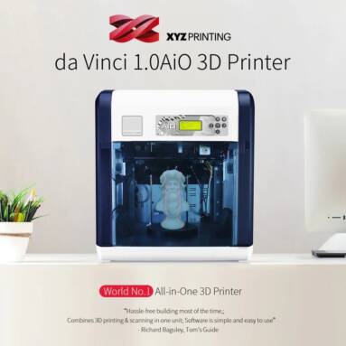 €927 with coupon for XYZprinting Da Vinci 1.0AiO 200 x 200 x 190 mm High Quality 3D Printer Machine – US Plug AC110-120V from GEARBEST