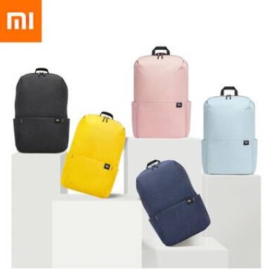 €8 with coupon for Xiaomi 15L Backpack Multiple Color Level 4 Water Repellent 14inch Laptop Bag Travel For Women Men Student Traveling Camping from EU CZ warehouse BANGGOOD