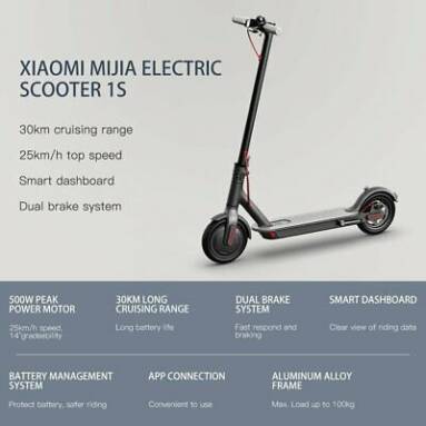 €249 with coupon for Xiaomi Mi Electric Scooter 1S – Global Version from EU warehouse EDWAYBUY