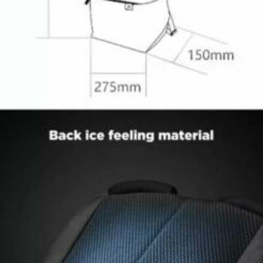 €31 with coupon for XIAOMI XXB01LF Leisure Backpack 20L Big Capacity Waterproof Lightweight 15.6 Inch Laptop Bag Colorful Sports Chest Pack Bags School Bags from BANGGOOD