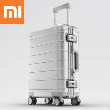 €136 with coupon for Xiaomi 20inch Travel Suitcase Men Women Business Trunk 31L Aluminum Alloy TSA Lock Spinner Wheel Carry On Luggage Case from EU CZ WAREHOUSE BANGGOOD