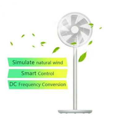 €111 with coupon for XIAOMI Smartmi Fan 2S Mijia Standing Floor Fan DC 2800mah Recharge Wireless Negative Ion Natural Wind Home Appliances from EU warehouse GSHOPPER