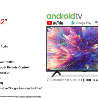 €209 with coupon for Xiaomi 32 Inch 5G WiFi BT Mi TV GERMANY WAREHOUSE from TOMTOP
