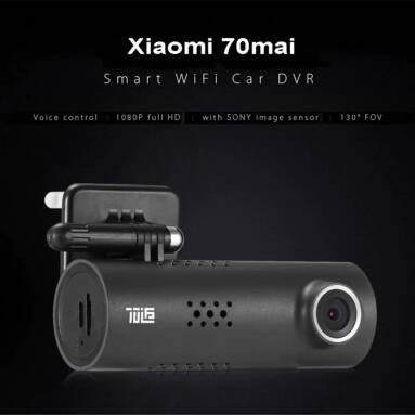 $29 with coupon for Xiaomi 70mai Dash Cam Smart WiFi Car DVR International Version EU warehouse from GearBest