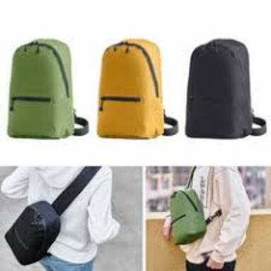 €6 with coupon for Xiaomi 7L Chest Bag 3 Colors Level 4 Waterproof Nylon 100g Lightweight Messenger Bag For 10inch Laptop Outdoor Travel – Yellow from BANGGOOD