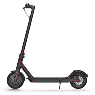 $279 flashsale for  Xiaomi 8.5 inch Tire Folding Electric Scooter ( Youth Edition )  –  BLACK from GearBest