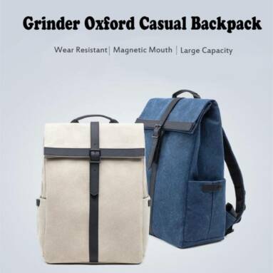$32 with coupon for Xiaomi 90FUN Grinder Oxford Casual Backpack 15.6 inch Laptop Bag from GEARVITA