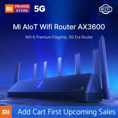 €64 with coupon for Xiaomi AIoT Router AX3600 WiFi 6 2976 Mbps 6*Antennas 512MB OFDMA MU-MIMO 2.4G 5G 6 Core Wireless Router from EU CZ warehouse BANGGOOD