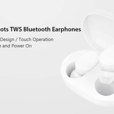 $63 with coupon for Xiaomi Airdots TWS Wireless In-ear Earphone – White POLAND WAREHOUSE from GEEKBUYING