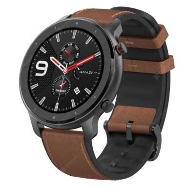 $119 with coupon for Amazfit GTR 47mm Smart Watch International Version ( Xiaomi Ecosystem Product ) – Brown Aluminum Alloy Case from GEARBEST