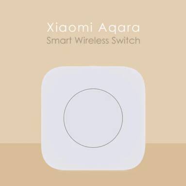 €4 with coupon for Original Xiaomi Aqara Smart Wireless Switch Smart Home Kit Remote Control Work with Mijia Multifunctional Gateway from BANGGOOD
