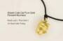 Xiaomi Cute Cat Pure Gold Pendant Necklace - GOLD