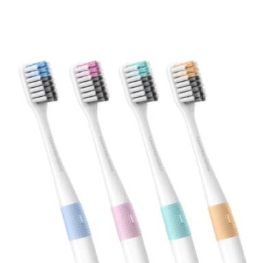 $3 with coupon for Xiaomi DOCTOR·B Deep Cleaning Toothbrush – 4PCS  –  WHITE from GearBest