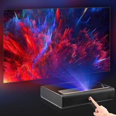 €1699 with coupon for Xiaomi Ecosystem WEMAX L1668FCF 4K ALPD Ultra Short Throw Laser Projector 9000 ANSI Lumens 250nit 4000:1 Contrast Ratio Support HDR Voice Control Cinema Theater Projector from EU CZ warehouse BANGGOOD
