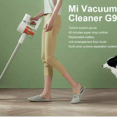 €163 with coupon for Xiaomi G9 Cordless Stick Handheld Vacuum Cleaner from EU CZ warehouse BANGGOOD