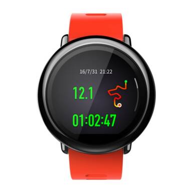 $99 with coupon for Xiaomi HUAMI AMAZFIT IP67 Smartwatch GPS Heart Rate 512MB RAM + 4GB ROM from TOMTOP