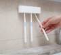 Xiaomi Happy Life White Toothbrush Holder Bathroom Organizer Wall Mounted Stand 3M Adhesive Smart Home Decorations