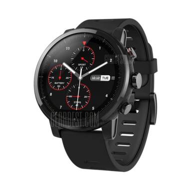 €141 with coupon for Xiaomi Huami Amazfit Smartwatch 2 Running Watch Stratos – BLACK EU warehouse from GearBest