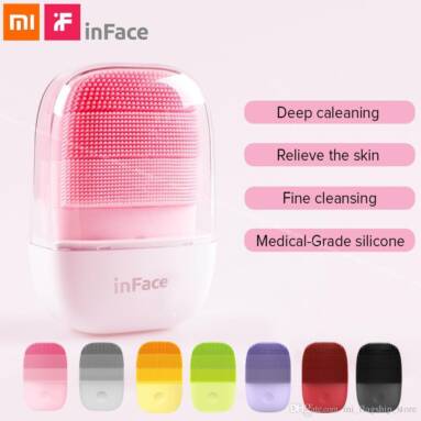 $15 with coupon for Xiaomi InFace Mini Sonic Facial Cleanser From Xiaomi Youpin Deep Vibration Cleaning From Xiaomi YouPin – Blue from BANGGOOD