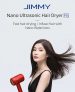 115 € avec coupon pour Xiaomi JIMMY F6 Sèche-cheveux 220V 1800W Électrique Portable à ions négatifs réduisant le bruit de la prise EU de l'entrepôt de l'UE GEEKBUYING