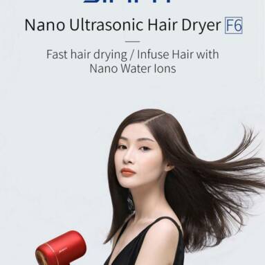 €90 with coupon for Xiaomi JIMMY F6 Hair Dryer 220V 1800W Electric Portable Negative ion Noise Reducing EU Plug from EU Warehouse GEEKBUYING
