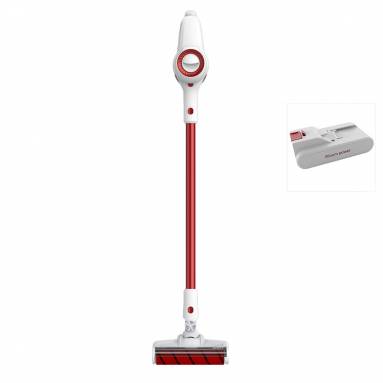 €176 with coupon for Xiaomi JIMMY JV51 Lightweight Cordless Stick Vacuum Cleaner 115AW Powerful Suction Anti-winding Hair Mite Cleaning Vacuum Cleaner EU Plug Global Version + Extra Battery Pack – Red from EU PL warehouse GEEKBUYING