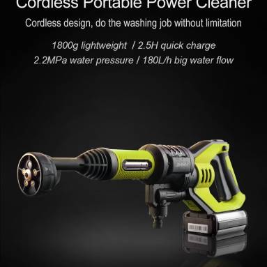€123 with coupon for Xiaomi JIMMY JW31 Lightweight Cordless Pressure Washer Self-priming Faucet Long Cleaning Lance Eco Energy Saving Mode Portable Cleaner Global Version EU PL WAREHOUSE from GEEKBUYING