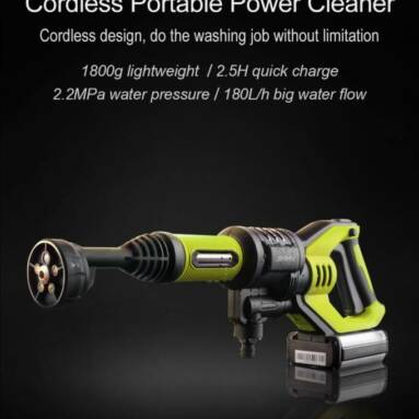 €123 with coupon for Xiaomi JIMMY JW31 Lightweight Cordless Pressure Washer Self-priming Faucet Long Cleaning Lance Eco Energy Saving Mode Portable Cleaner Global Version EU PL WAREHOUSE from GEEKBUYING