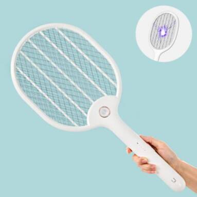 €13 with coupon for Xiaomi Jordan&judy 3000V Electric Mosquito Swatter from EU CZ warehouse BANGGOOD